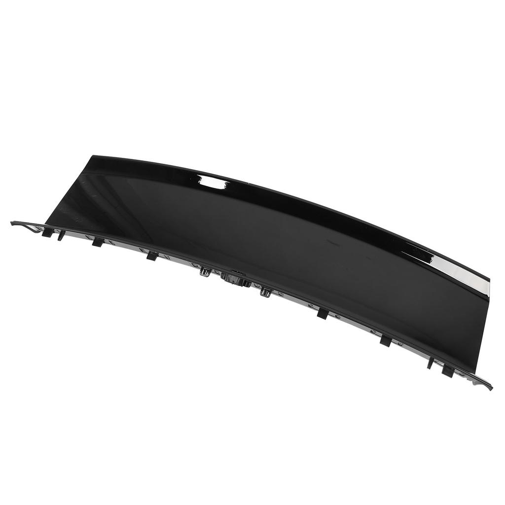 Rear Decklid Panel Trim Rear Trunk Decklid Panel Trim Cover Glossy Black Tailgate Bezel Trunk Lid Cover for  2015 to 2023