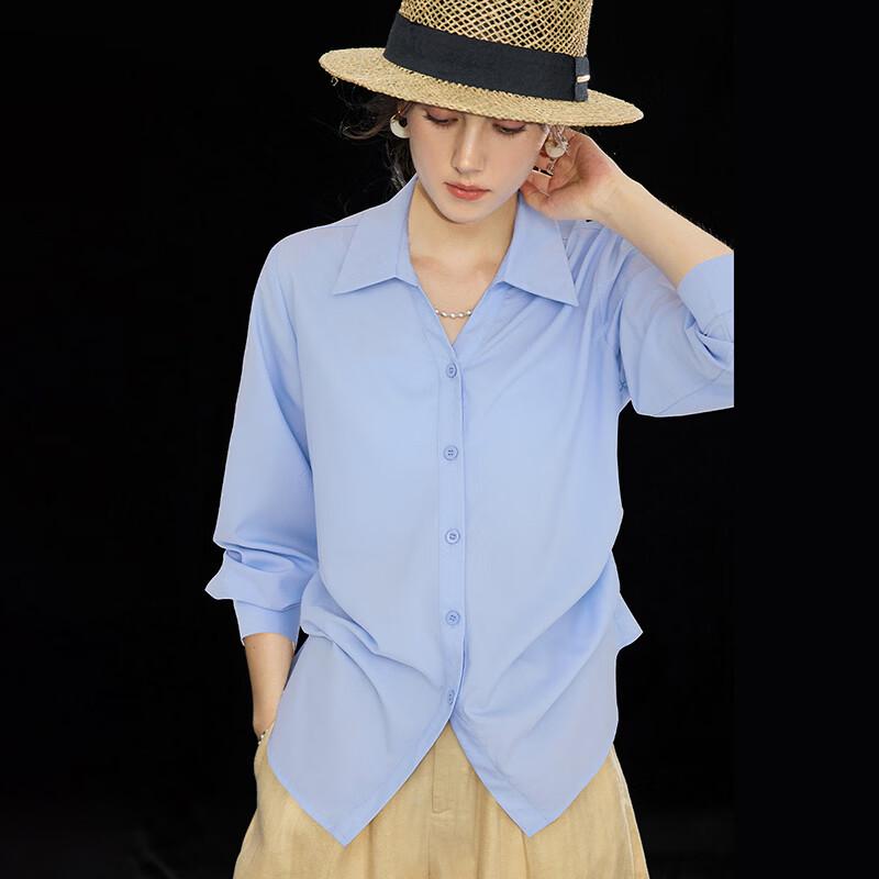 Modal Blend Turn-Down Collar Commuter Shirt