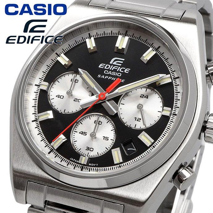 EDIFICE Watch CASIO Chronograph Sapphire Glass Black Men s EFB-730D-1AV Overseas Model [Parallel Import]