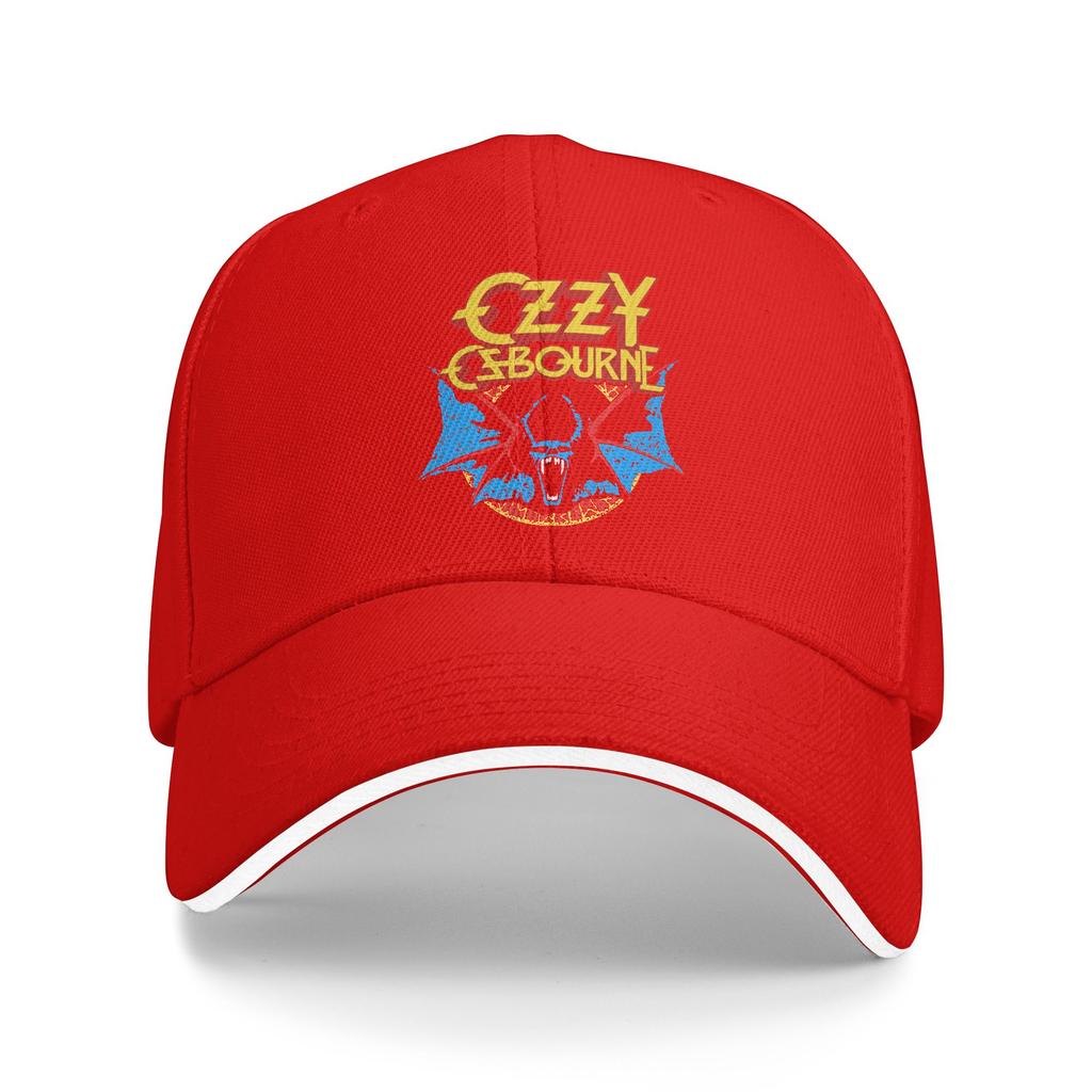 Ozzy Osbourne Bat Sun Baseball Cap Summer Female Male  Design Trucker Hat Hot Sale Street Style Hunting Camping Snapback Cap