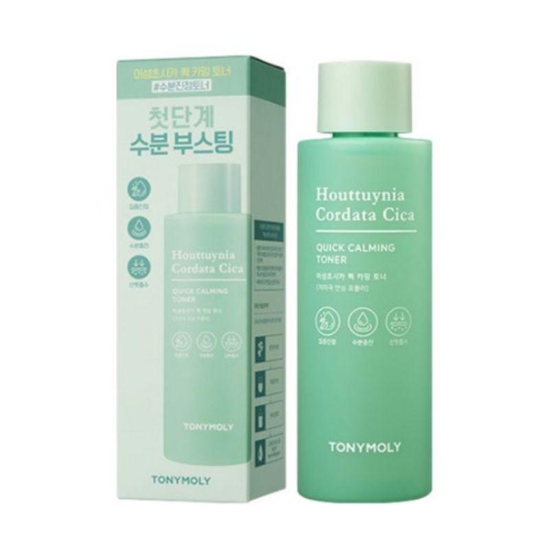 

TONYMOLY Houttuynia Cordata Cica Quick Calming Toner 200ml – Soothing Hydrating Toner for Sensitive & Acne-Prone Skin | K-Beauty Skin Barrier Care