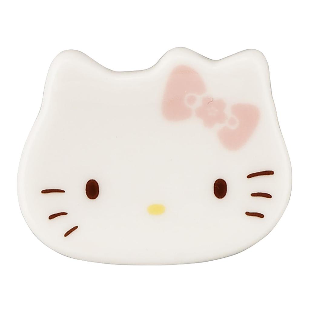Sanrio Characters Hello Kitty with Chopstick Rest Japanese Kitty Made In Day (SANRIO) Chopsticks, 22.5cm Long, Set, Approx. 4x2cm, Tableware,