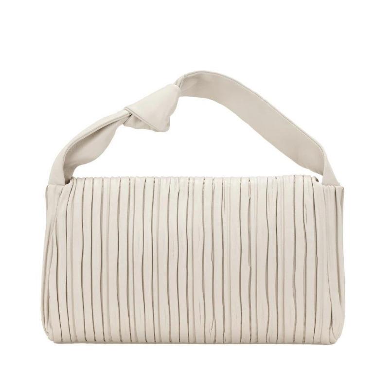 New design pleated bag OEM microfiber cosmetic dinner bag trendy portable small bag plus