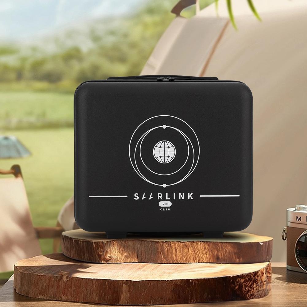 Hard Case for Starlink Mini Portable Storage Bag Organiser Anti-scratch Cable Storage Bag for Outdoor Camping Car RV Boat Trips