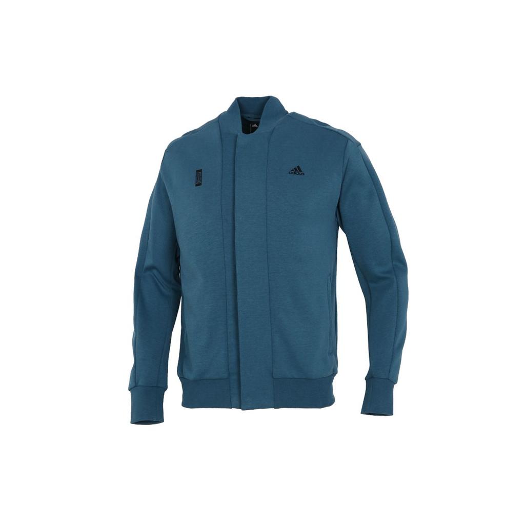 adidas Men's Martial Arts Full-Zip Knit Jacket Teal H39209