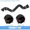 Radiator Coolant Hose Replace No.11531436407 for BMW 316Ci 2000-2005 Rubber Black