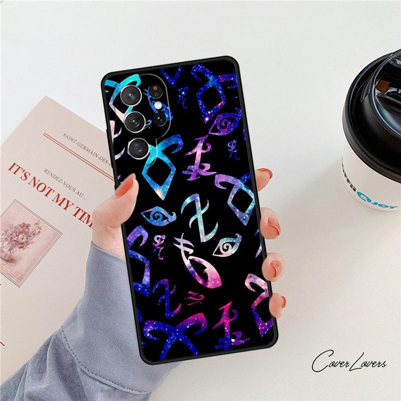 Shadowhunters Phone Case For Samsung Galaxy S24 S25 S23 S22 Ultra Note 10 20 Plus S20 S21 FE Cover