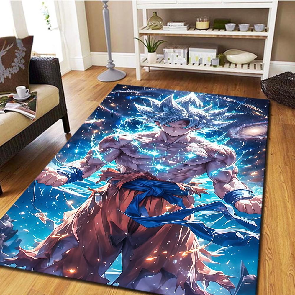 Son Goku Carpet, Cool Movie Home Decor Mat, Digital Print Bedroom Floor Rug, Living Room Play Mat -HYQ82