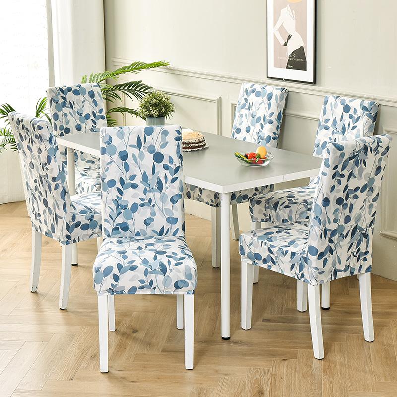 34 Colors For Choice Stretch Chair Cover Big Elasticity Cheap Printed Seat Chair Cover For Dining Room Wedding Banquet Party
