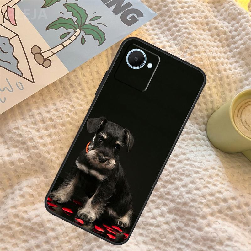 

Schnauzer Dog Case For Realme GT6 GT7 Pro C67 C65 C63 C61 C55 C53 C51 C35 C71 C75 11 12 13 14 15 Pro Plus Realme C63 4G