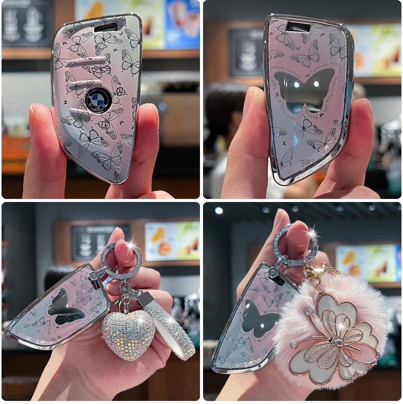 BMW Series 1-7 & X1-X5 Key Case: Blade 530 Shell Buckle for 320 Models (Female)