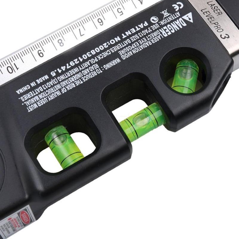 Laser-Wasserwaage, Infrarot-Schlägler-Laser, 2-Linien-Horizontale Linie, Ein-Punkt-Wasserwaage, Dekoration, 4-in-1-Wasserwaage mit Stativ