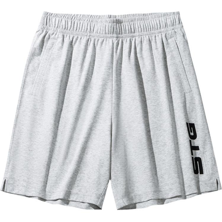 

Anta Basketball Series Letter Mid-Rise Comfortable Breathable Versatile Casual Shorts Men Shorts Gray Flower-Gray 152431302-3 XL