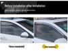 Car Rain and Sun Visors for Haval Models: H6, H2, F7, H5, and Third Generation H7, H4, H9, M6.