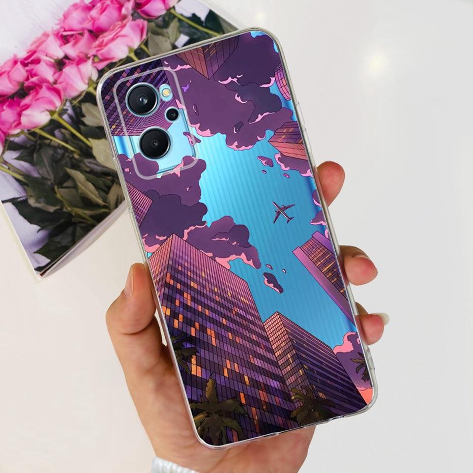 Fashion Pattern Case For Realme 9i RMX3491 Soft Silicone TPU Back Cover For Realme9i 4G Phone Cases