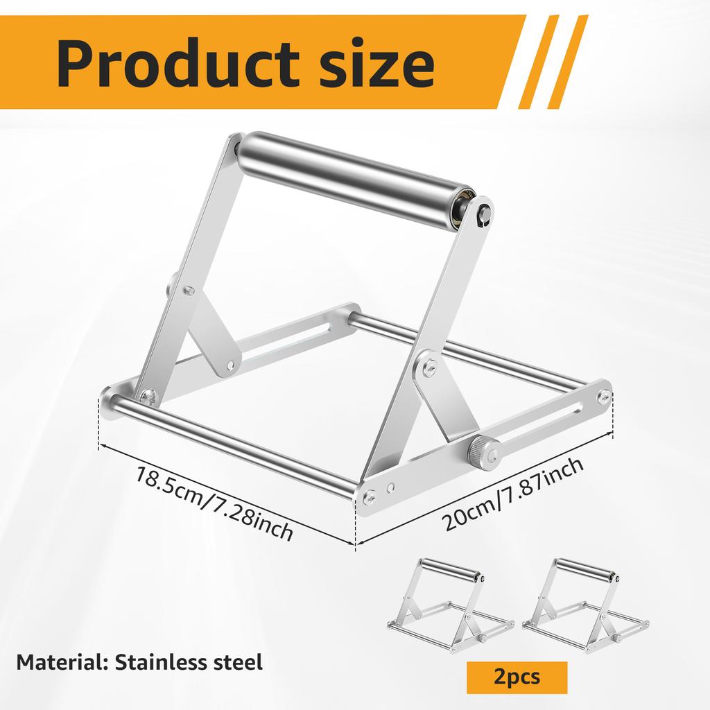 1/2Pcs Cutting Machine Support Frame Foldable Table Saw Support Stand 55-135mm Height Adjustable Cutting Machine Material Holder