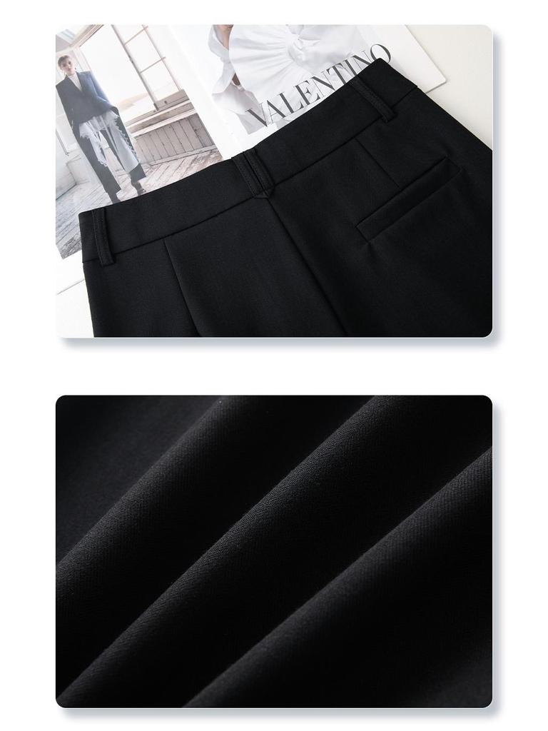 Women's High-Waist Khaki Slimming Shorts - Spring 2025 Collection