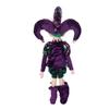 Purple-Green-Gold Sequin Christmas Elf Doll
