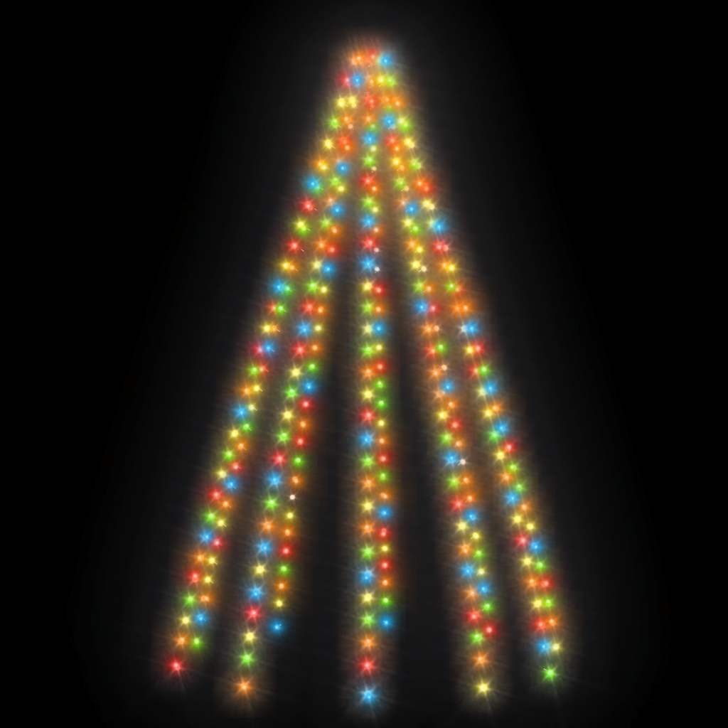 Vidaxl Siatka Lampek Choinkowych, 300 Kolorowych Diod Led, 300 Cm