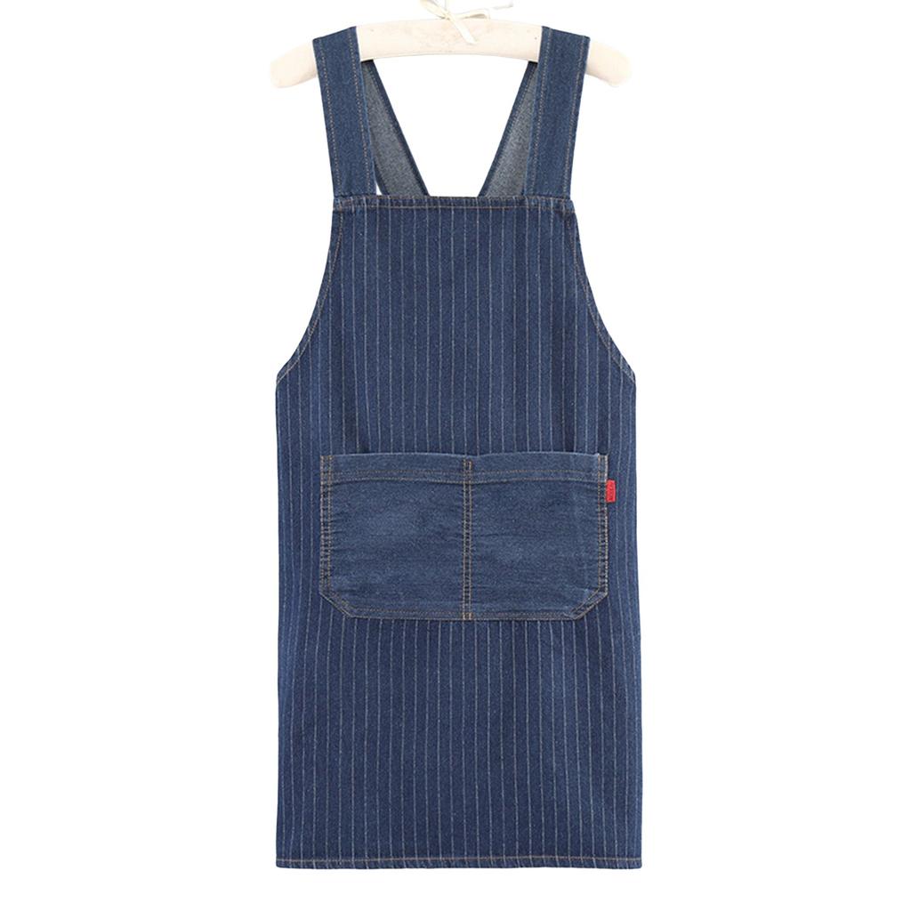 Men Women Daily Work Apron Front Pocket Adjustable Straps For Women Men