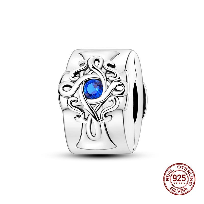 925 Silver Devil's Eye Charm Beads 3mm Fit DIY Bracelet Women's Fashion Jewelry Gift Original Handmade