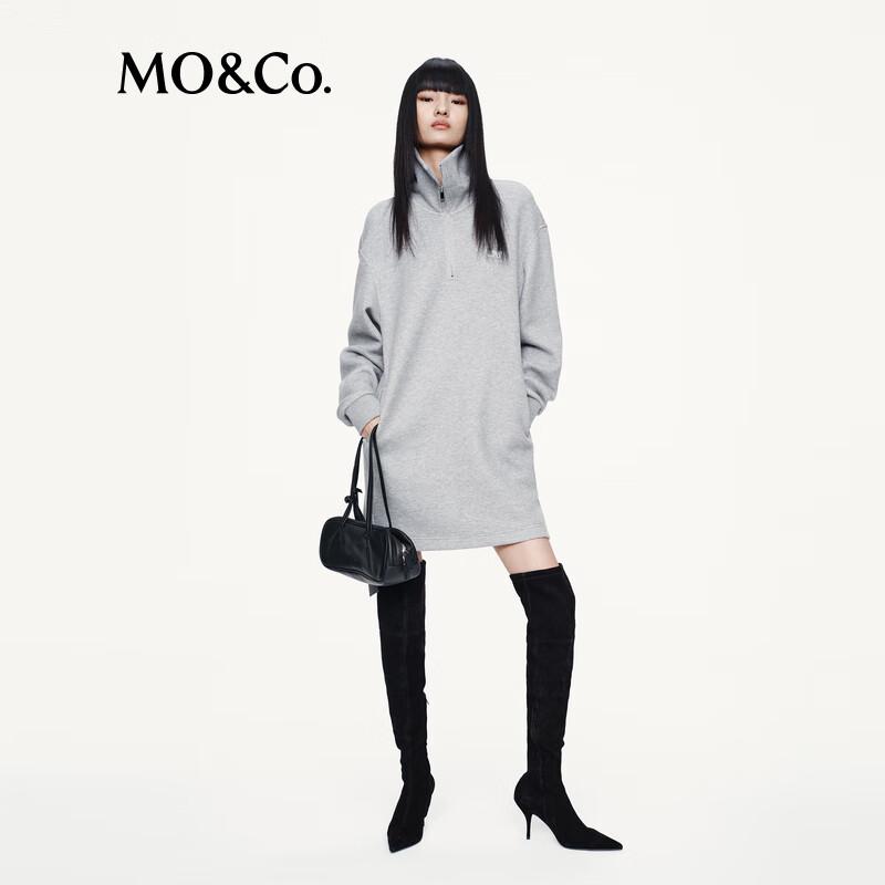 

MO&Co. High-Neck Straight Fit Sweatshirt Dress S / 160
