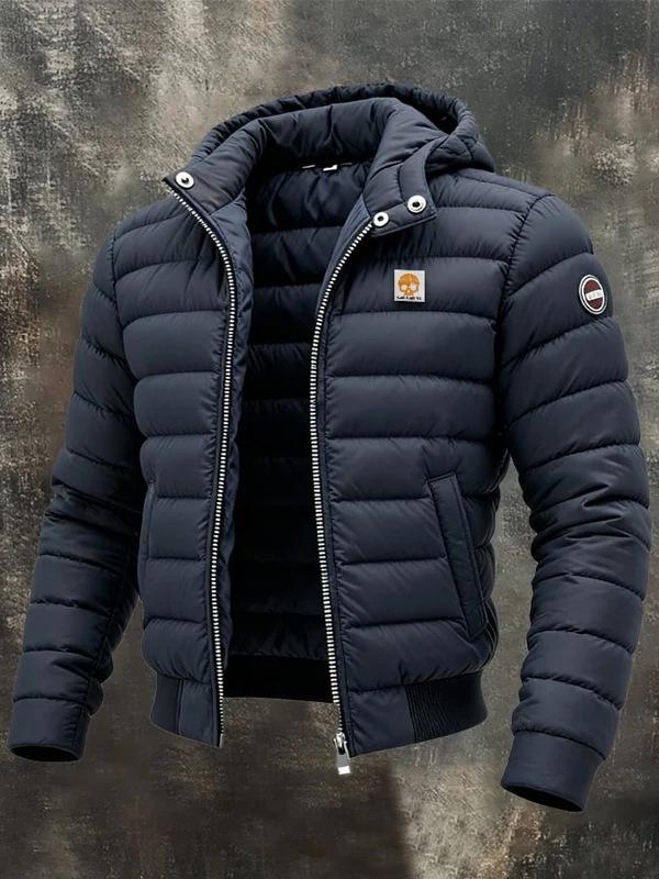 European and American Plus Velvet Hooded Jacket for Autumn and Winter