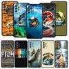 Hunting Fishing Man Phone Case for Samsung Galaxy A55 A35 A17 A07 A15 A13 A25 A51 A71 A72 A73 A32 A52 A52S A41 5G Soft TPU Shell
