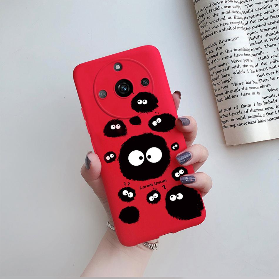 Für Cover Realme 11 Pro Plus Hülle RMX3740 Niedliche Cartoon Katze Blume Weiches Silikon Handyhüllen Für Realme11 11Pro+ 5G 2023 Bumper