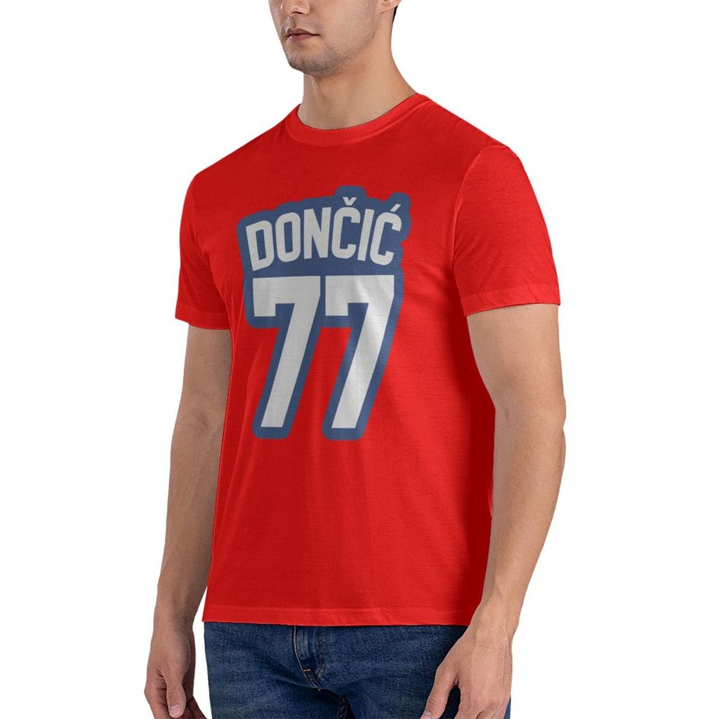 Luka Doncic Print Casual Loose Harajuku Unisex T-shirt Men's Short Sleeve Tshirt Anime Pattern Oversize T-shirts Customizable