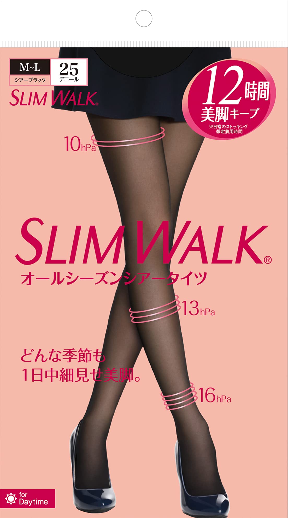 

Компрессионные чулки Slim Walk All Season Sheer Tights Черные компрессионные чулки Butt Lifting SM
