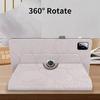 Case + Tempered Glass for Xiaomi Pad 8 /8 Pro/7/7 Pro/9, Rotating Pink Synthetic Leather Tree Pattern