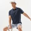 Li-Ning Fitness Series Solid Color Comfortable Breathable Versatile Casual Short Sleeve Polo Shirt Men Polo Shirts Ink-Blue APLV047-11