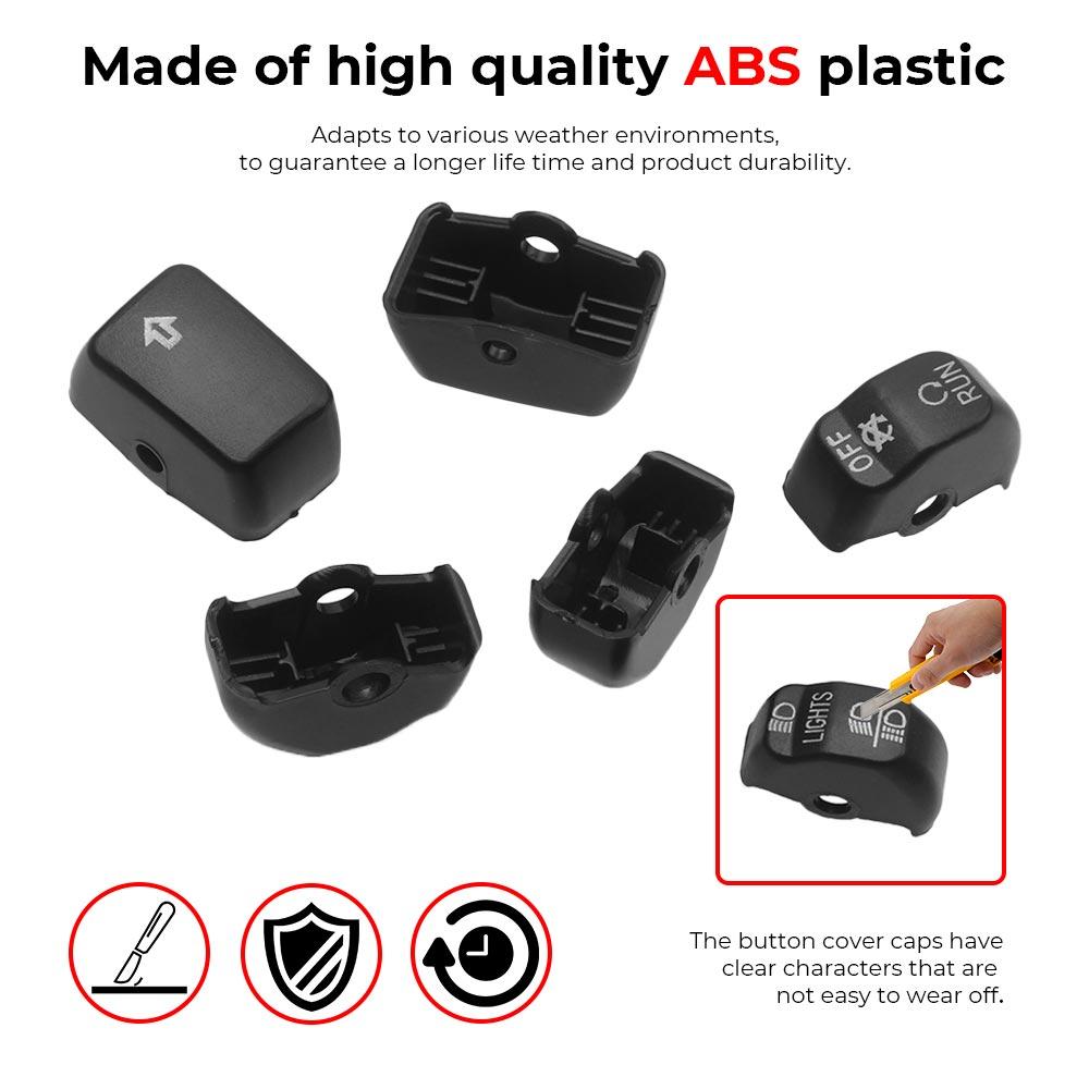 Motorcycle Accessory Handlebar Control Switch Housings Cover Button Caps Kit For Harley Sportster Low/SuperLow XL883L 2014-2019