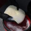 1/2Pcs Microfiber Car Cleaning Gloves Soft Wool Velvet Paint Wiping Cloth Waxing Thickening Car Beauty Wiping Gloves Cleaning