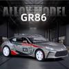 1/32 Toyota GR86 Alloy Sports Car Diecast Model Kids X-MAS Gift Toy Sound Light