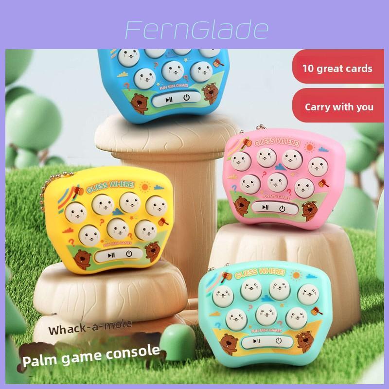 Mini Whack A Mole Game Keychain With Sound Effects For Kids And Stress Relief