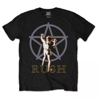 Rush 'Starman Glow' Zwart T-shirt - NIEUW
