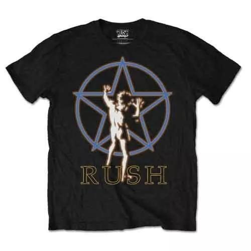 Rush 'Starman Glow' Black T shirt - NEW