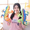 3D Soft Doll Sleeping Lizard Pillow Stuffed Fluffy Toy Kids