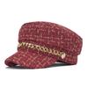 Women Yacht Captain Sailor Hat Woollen Newsboy Cabbie Baker Boy Peaked Beret Cap