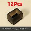 12-24Pcs Chair Leg Caps Anti-Slip Wear Resistant Noise Reducing Floor Protectors, 3 Optional Shapes: Round Square Rectangle