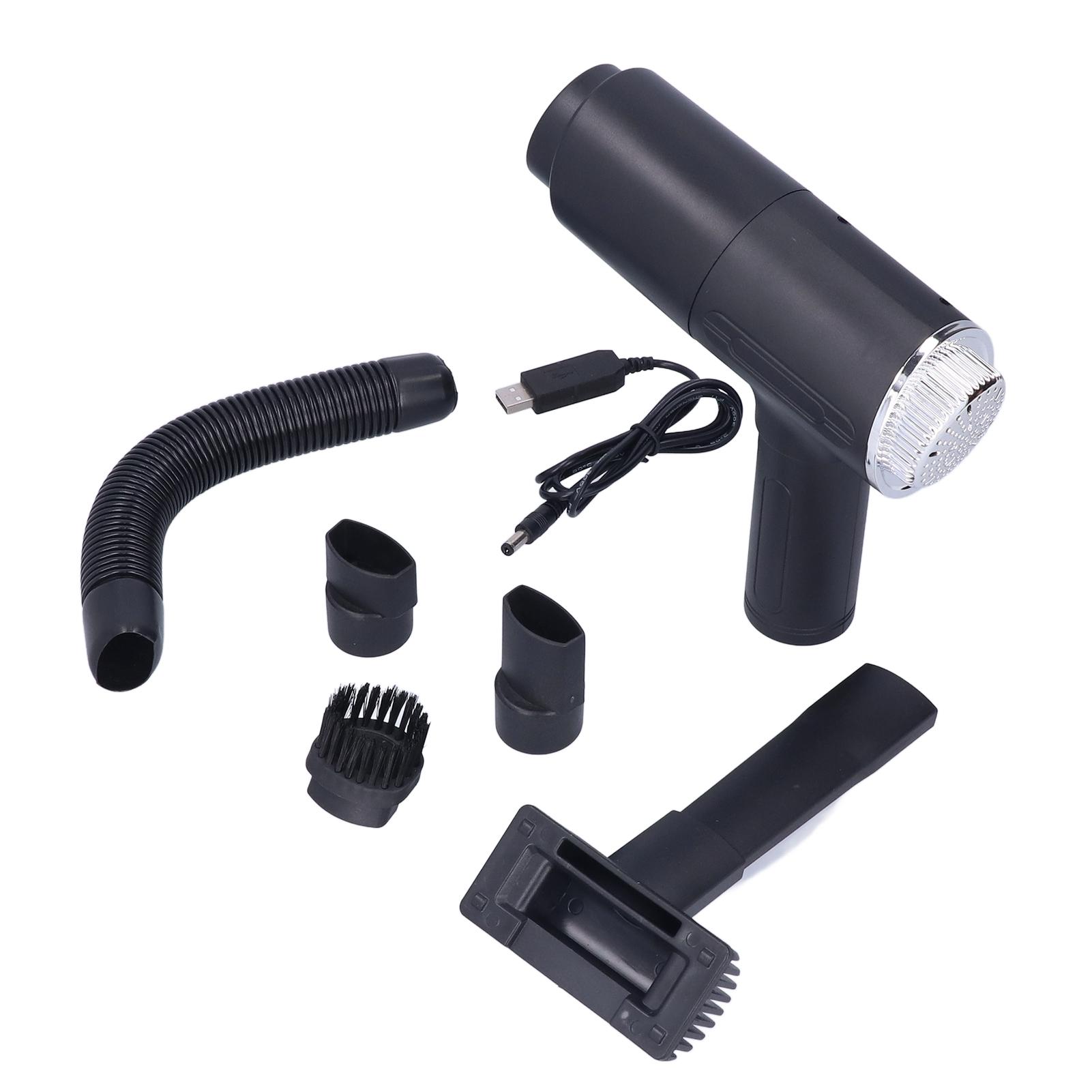 

Wireless Car Vacuum Cleaner USB Charging Easy to Clean Handheld Vacuum Cleaner with LED Light for Desktop Keyboard Car