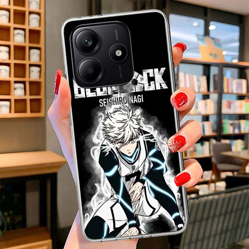 Blue Lock Nagi Seishiro Phone Case For Xiaomi Redmi Note 15 14 13 12 11 10 Pro Plus 14S 12S 11S 11T 11E 10S Soft Fundas Shell Re