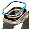 Titanium Metal Frame Tempered‑Glass Watch Screen Protector For Apple Watch Ultra 49mm