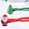 Clip per creare palle di neve per albero di Natale in plastica, palline di sabbia per neve, stampi per l'inverno all'aperto