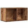 VidaXL LP Storage Boxes Old Wood 69.5x34x36 Cm Engineered Wood, Table for Record Player, Storage Furniture for 855786