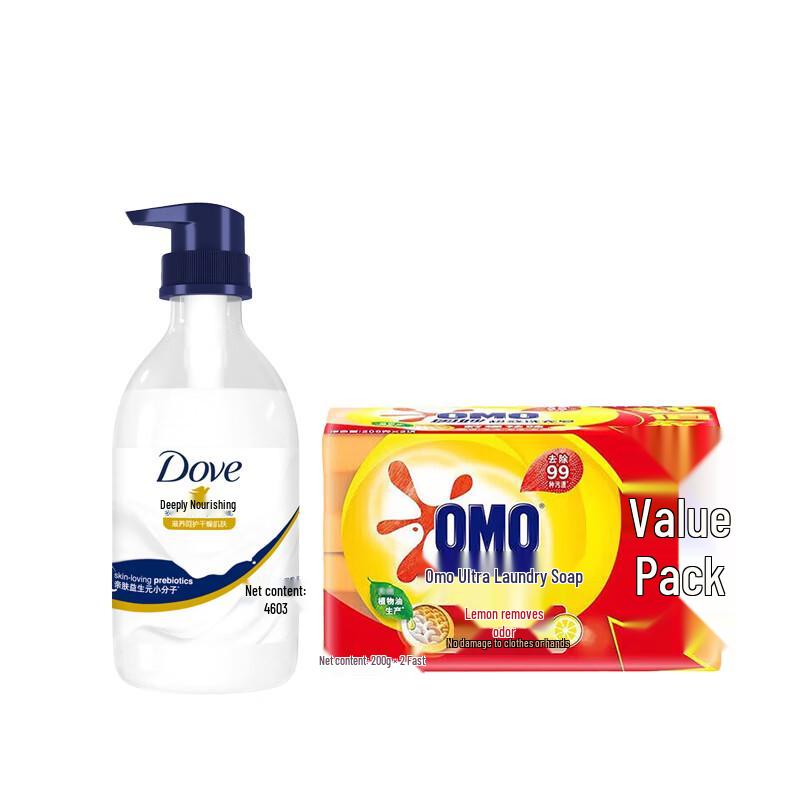 

Dove Nourishing Beauty Body Wash & Laundry Soap Bundle