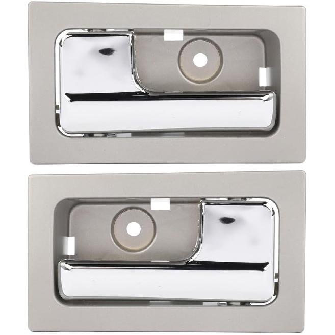 

ECCPP Interior Door Handles 2009-2014 for Ford for F-150 Inner Replacement Front Rear Driver Left Passenger Right Door Handles 2pcs Chrome