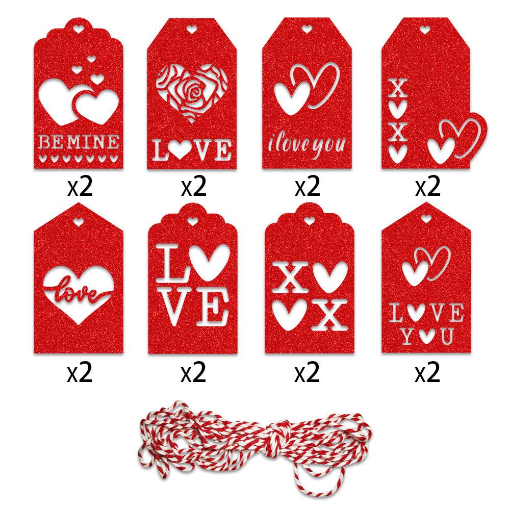 

Подвеска-подарок на День святого Валентина с дизайном сердца и букв для особых случаев